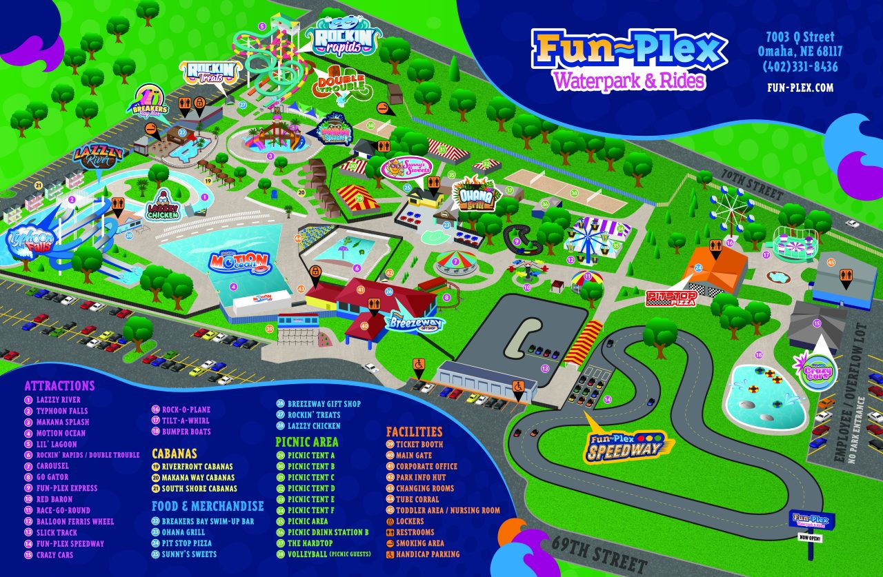 Park Map FunPlex Omaha, Nebraska