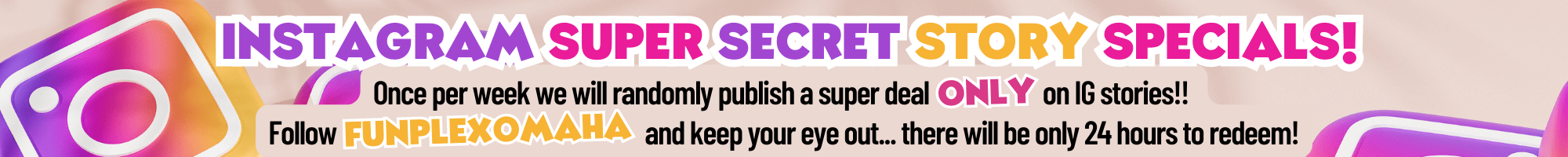 Instagram super secret story specials!