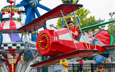 Kiddie ride at Fun-Plex in Omaha, NE