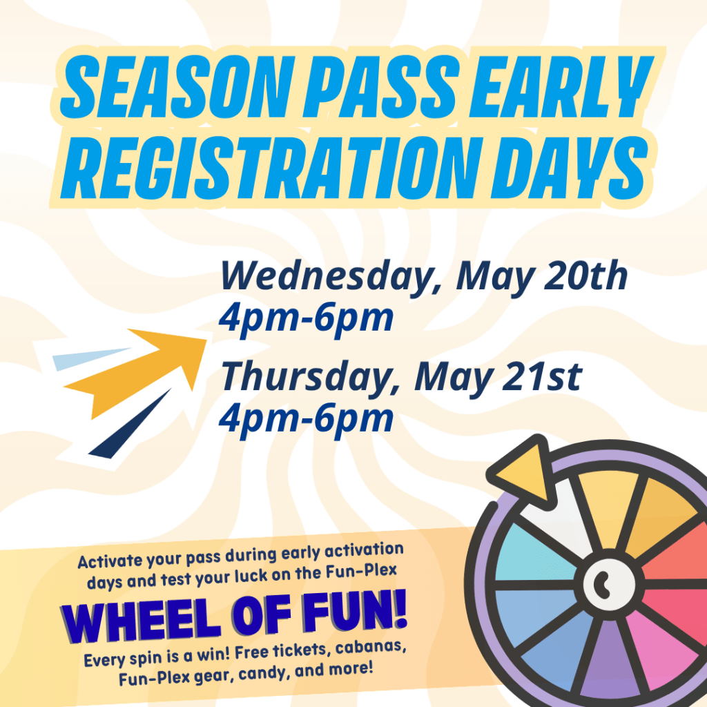 Season Pass Early Registration Days